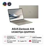 Laptop Asus ZenBook A14 UX3407QA-QD299WS (Snapdragon X X1 26 100 | 16GB | 512GB | 14 inch WUXGA OLED | Win 11 | Office)